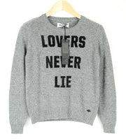 REPLAY vyriškas pilkas megztinis ilgomis rankovėmis, XS dydžio, vilnos mišinio rašto 