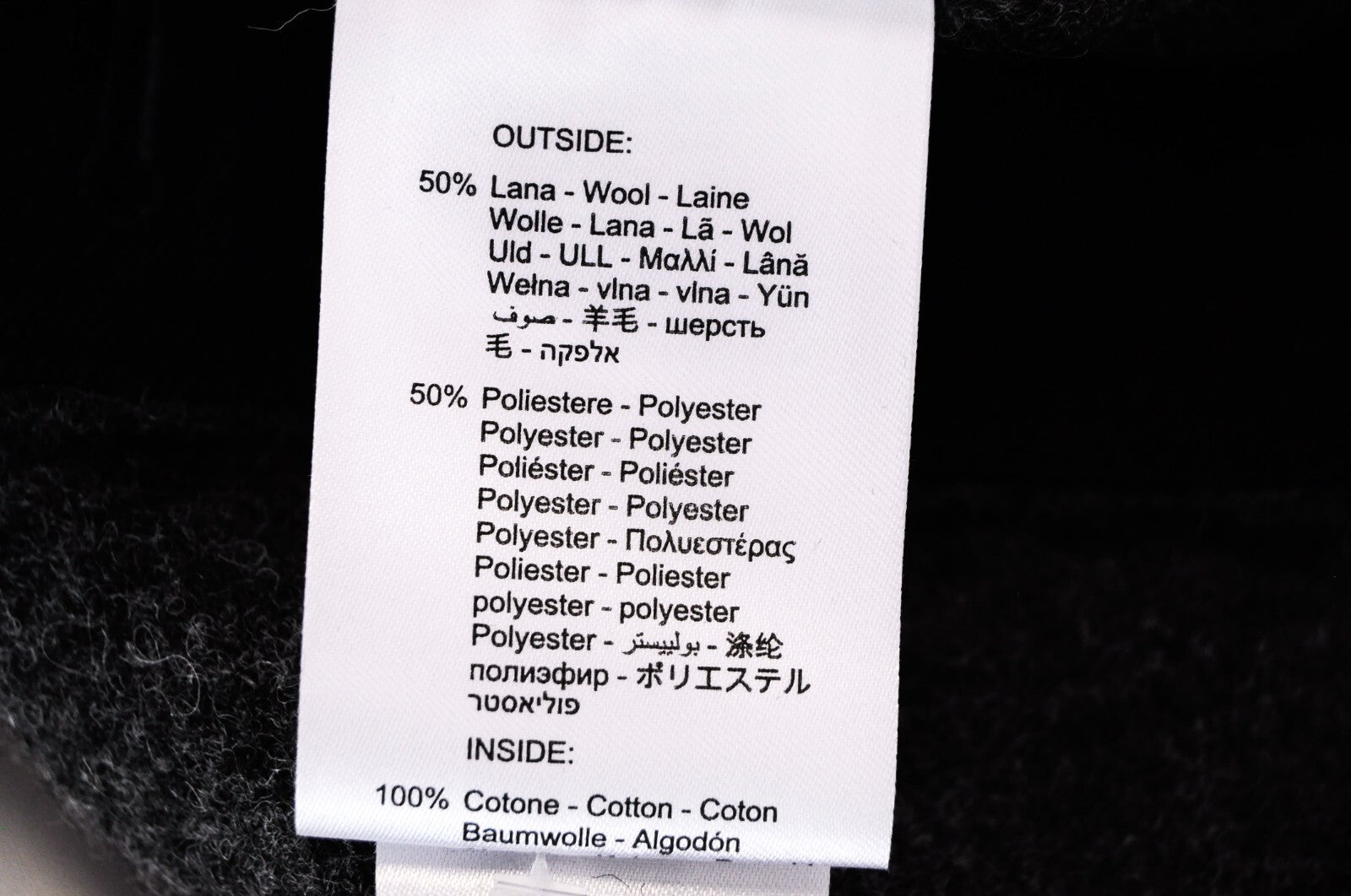 REPLAY vyriškas XL dydžio pilkas vilnonis paltas su gobtuvu, vieneilis, ilgomis rankovėmis, užsegamas spaudėmis 