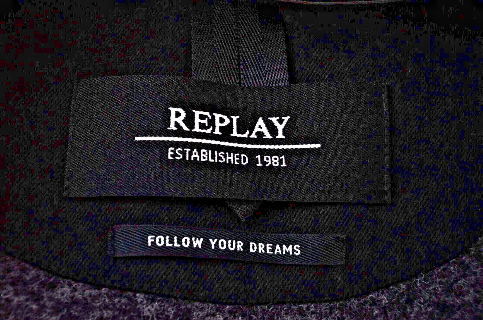 REPLAY vyriškas XL dydžio pilkas vilnonis paltas su gobtuvu, vieneilis, ilgomis rankovėmis, užsegamas spaudėmis 