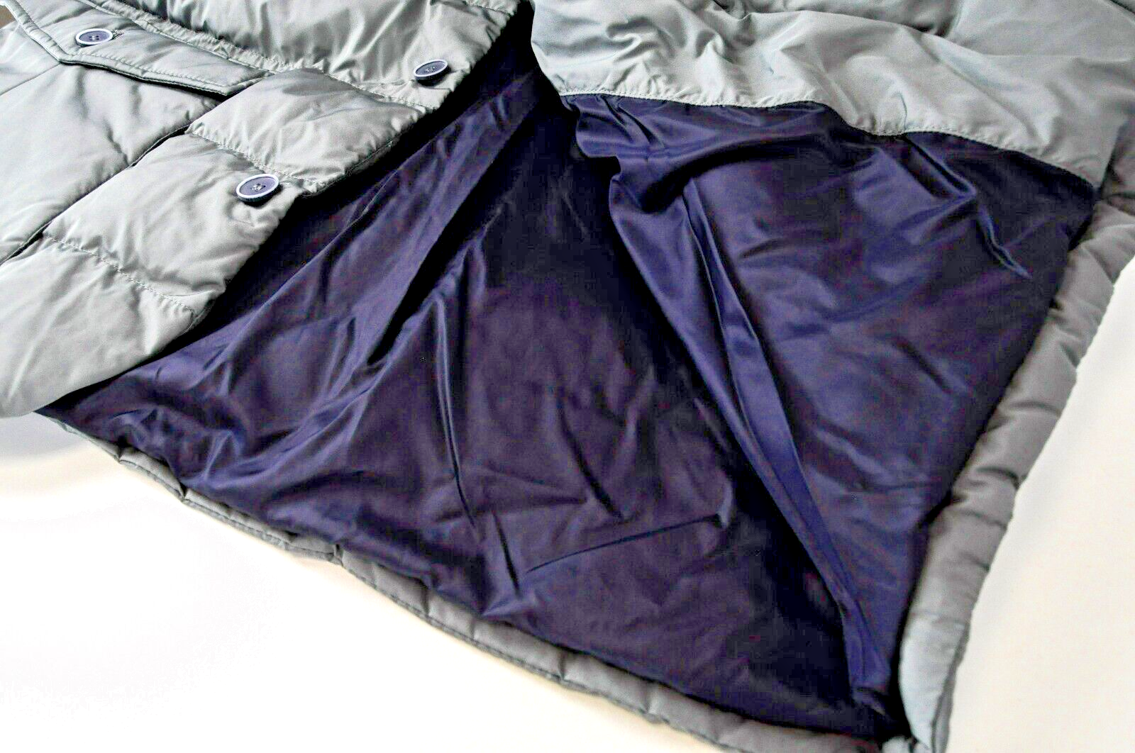 HARMONT &amp; BLAINE vyriška striukė L, pilka, dygsniuota, vienaeilė, ilgomis rankovėmis 