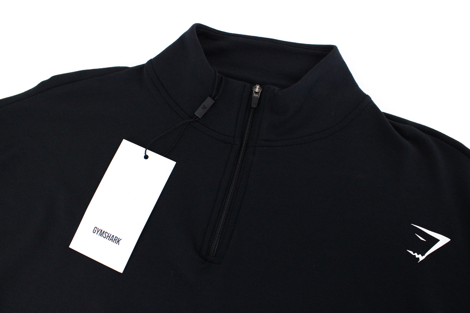 GYMSHARK Pippa moteriškas megztinis S dydžio, su puse užtrauktuko ir trumpomis priekinėmis kišenėmis. 