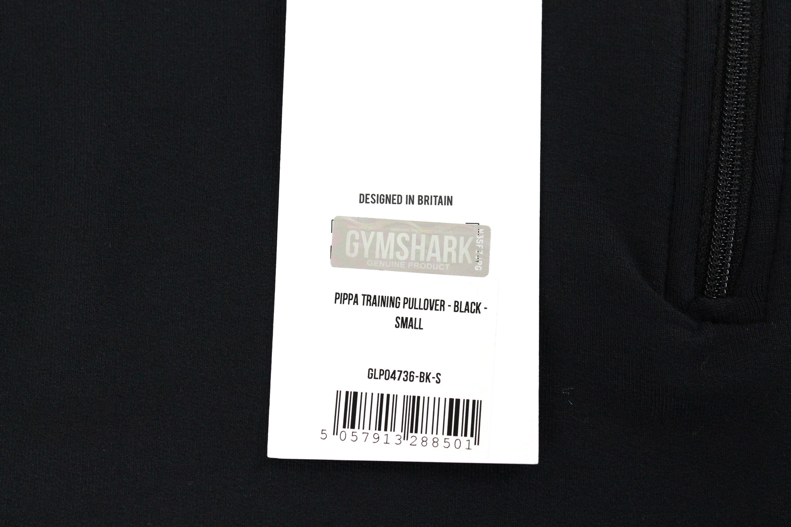 GYMSHARK Pippa moteriškas megztinis S dydžio, su puse užtrauktuko ir trumpomis priekinėmis kišenėmis. 