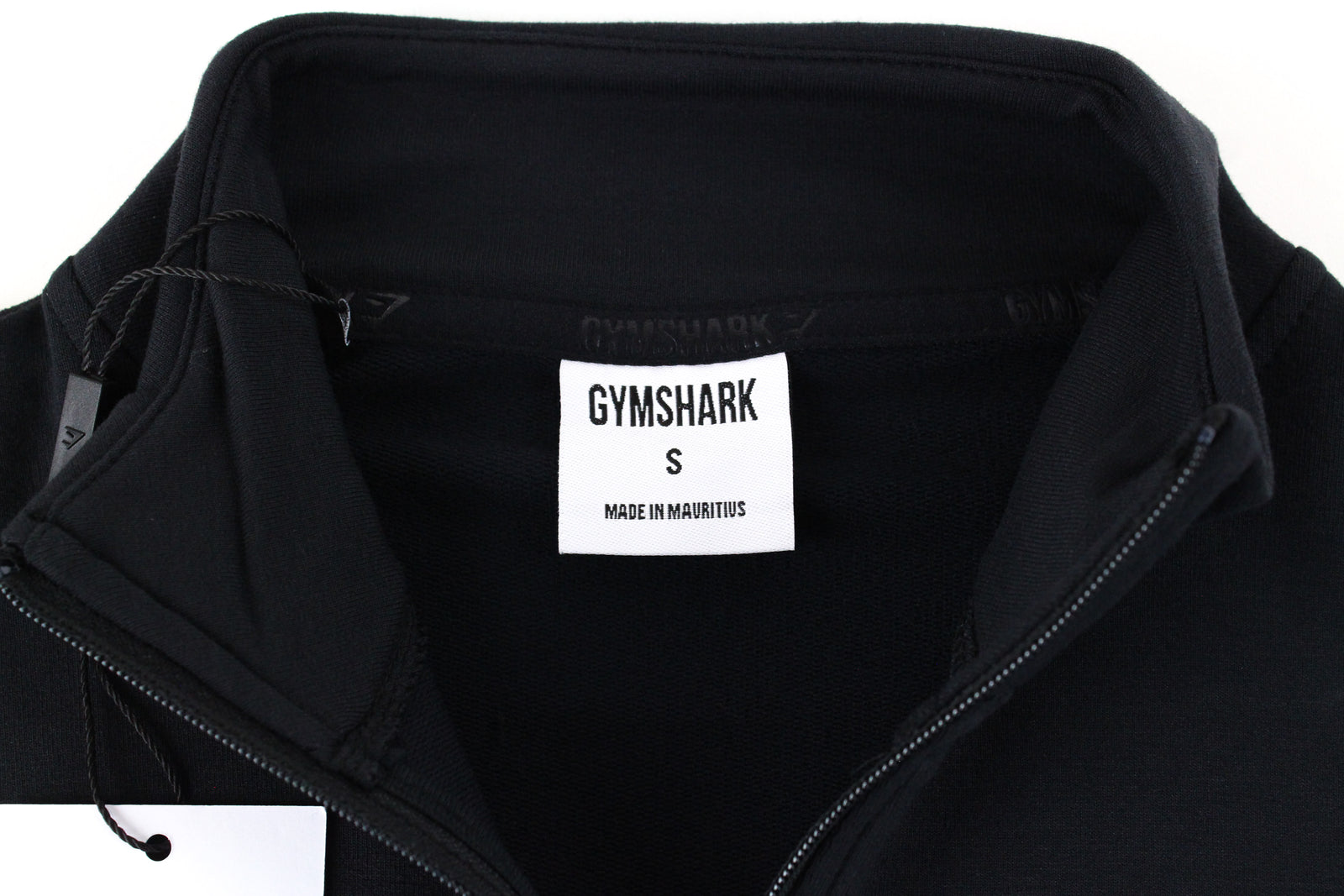 GYMSHARK Pippa moteriškas megztinis S dydžio, su puse užtrauktuko ir trumpomis priekinėmis kišenėmis. 