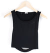 Black Nylon Sport Top