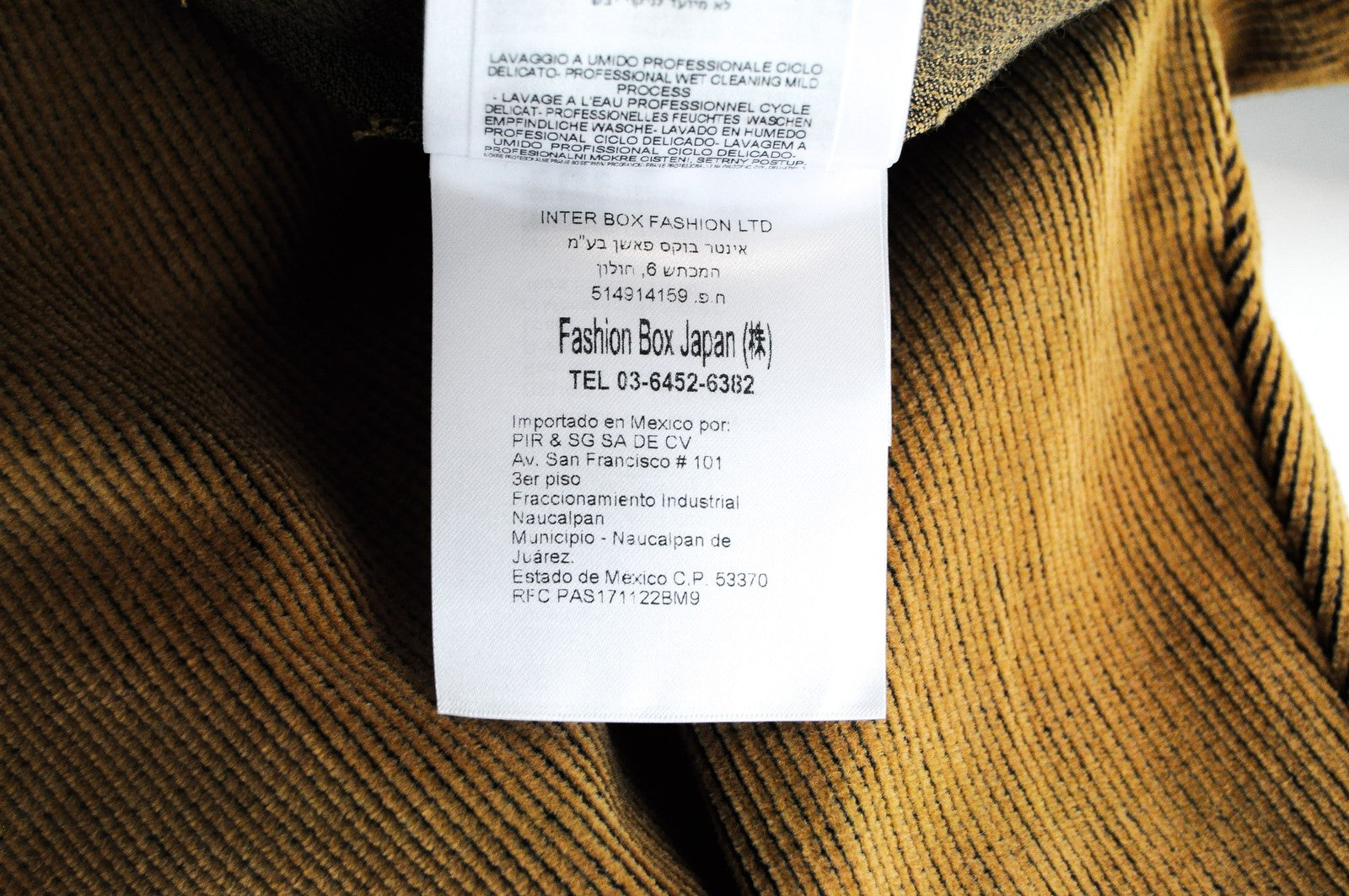 REPLAY Trousers Men's W33 L30 Brown Corduroy Cotton Stretch Fit Slit Pocket