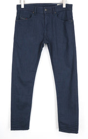 DIESEL Thommer 085AQ W31/L30 vyriški ploni aptempti mėlyni džinsai iš tamprios medvilnės 