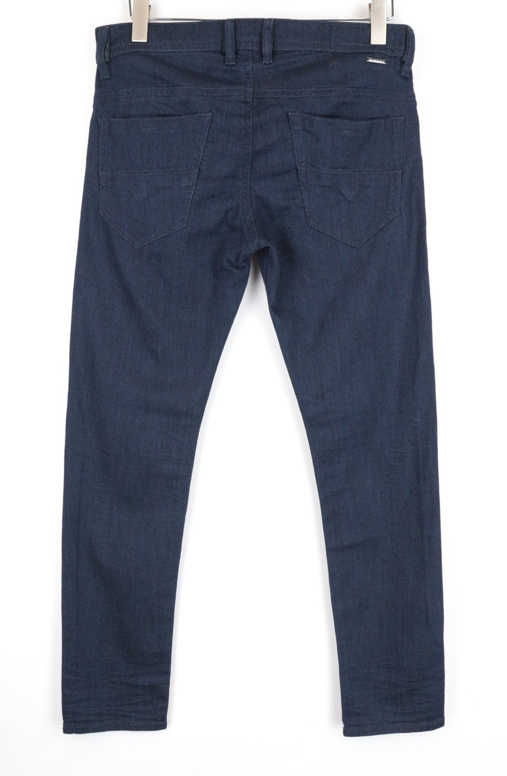 DIESEL Thommer 085AQ W31/L30 vyriški ploni aptempti mėlyni džinsai iš tamprios medvilnės 