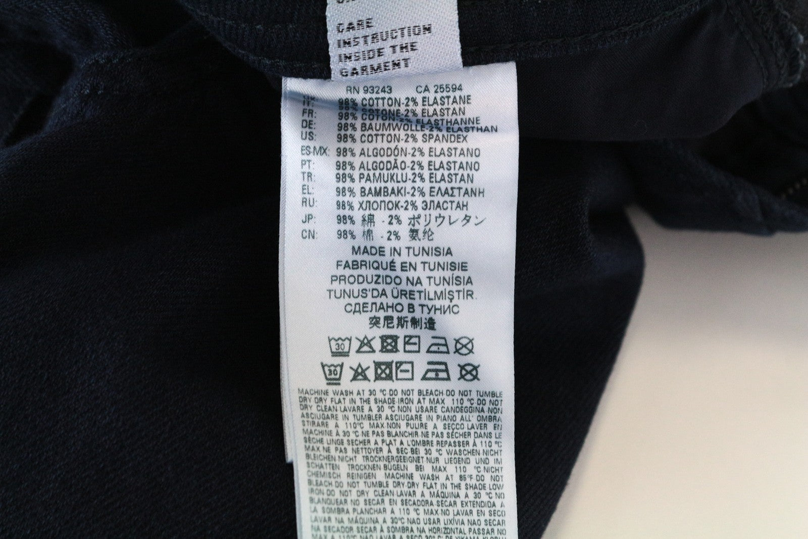 DIESEL Thommer 085AQ W31/L30 vyriški ploni aptempti mėlyni džinsai iš tamprios medvilnės 