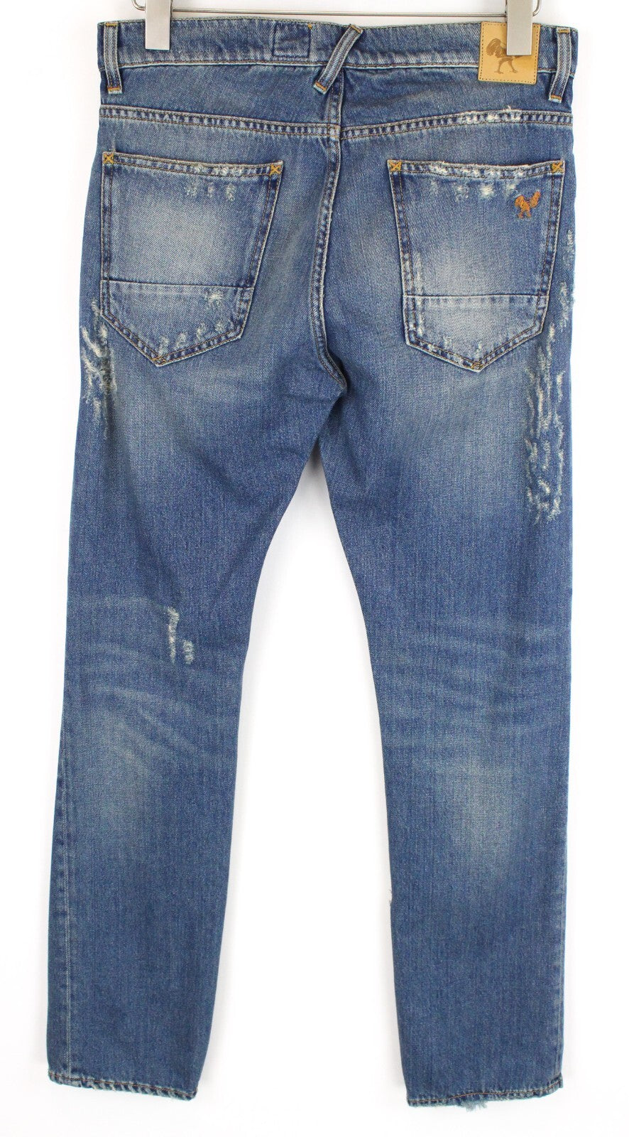 GOOD GENES Men Jeans W32/L34 Distressed Blue 16-Year Vintage Non-Stretch