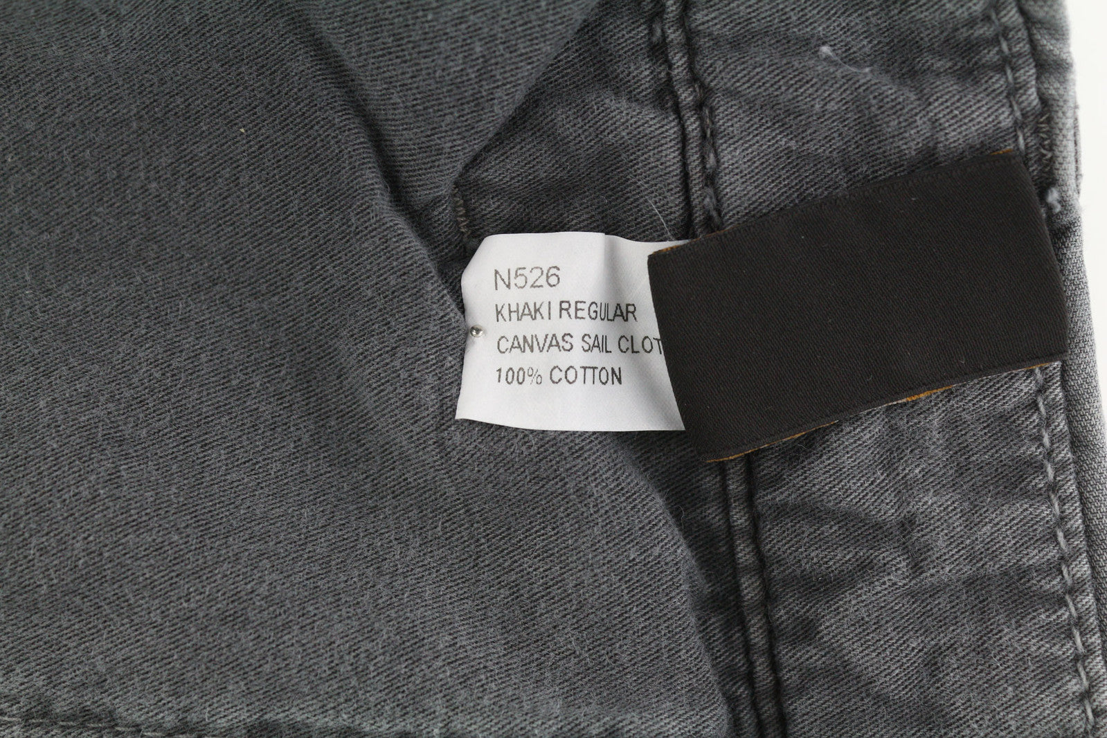 NUDIE JEANS chaki spalvos įprastos vyriškos kelnės W30/L34 drobės su sagomis pilkos spalvos 