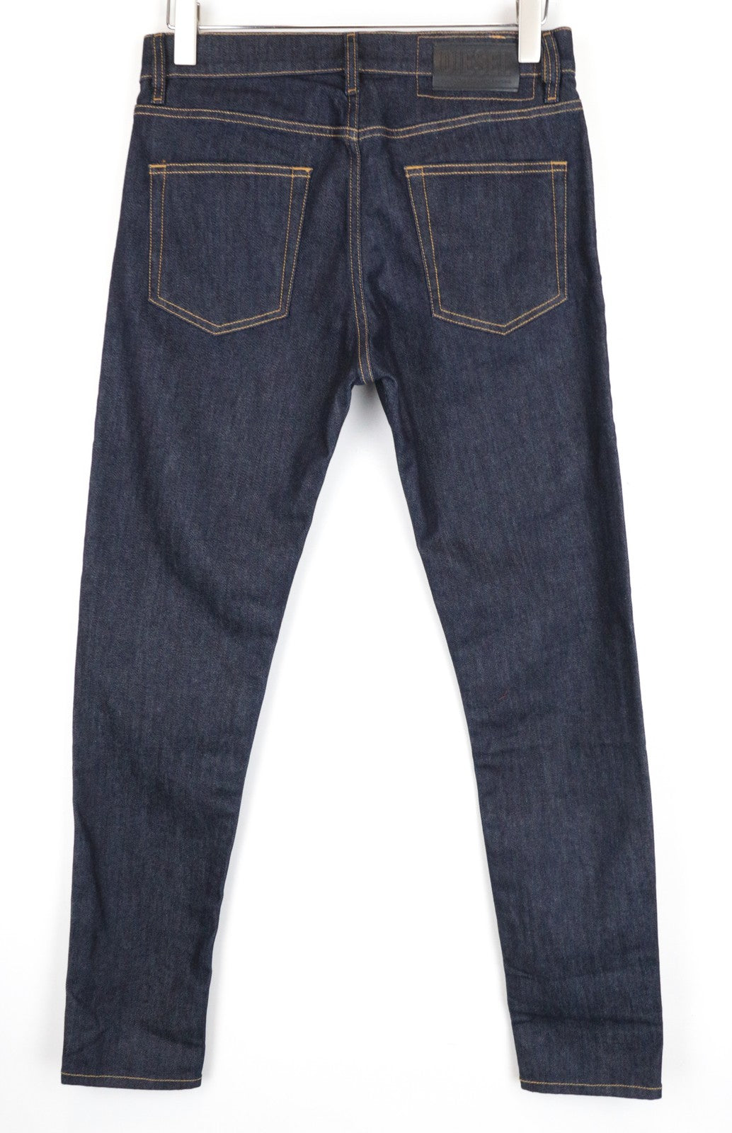 DIESEL D-Strukt 082AC W30/L32 vyriški siaurėjantys džinsai tamsiai mėlyni, tamprūs medvilniniai džinsai 