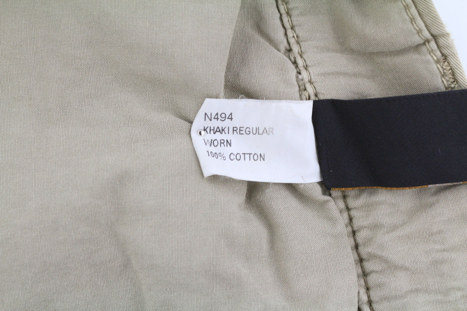 NUDIE JEANS chaki spalvos įprastos vyriškos kelnės W29/L32 smėlio spalvos chino spalvos su sagomis užsegimo kišenėmis 