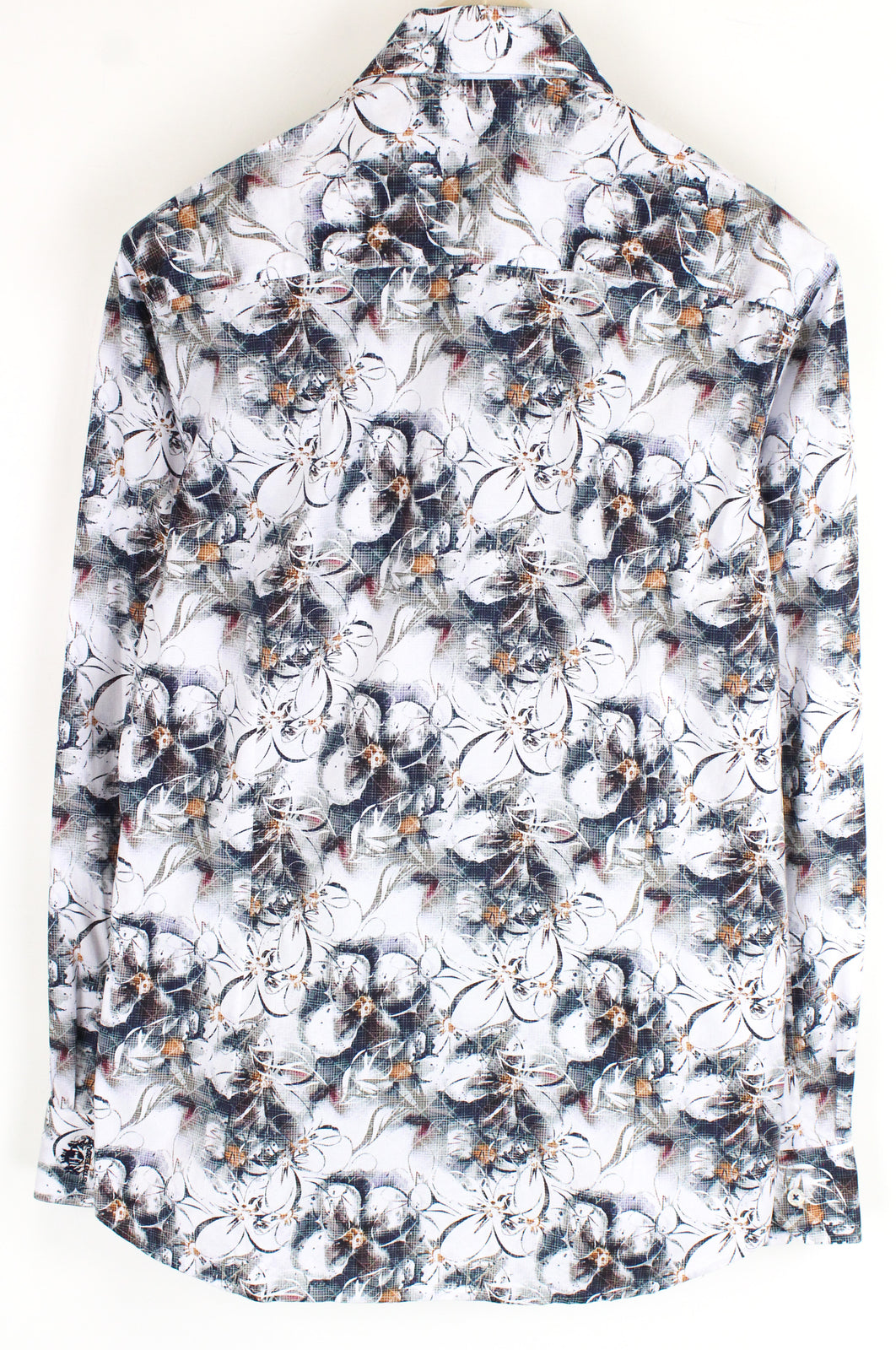 „STATE OF ART“ vyriški marškinėliai S dydžio, gėlėti, mažai tamprūs, raštuoti, mišraus medvilnės raštai, laisvalaikio stiliaus 