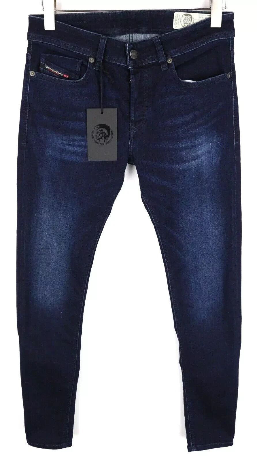 DIESEL Sleenker-X 083AG Men's Jeans W29/L32 Slim Washed Cotton Stretch Blue