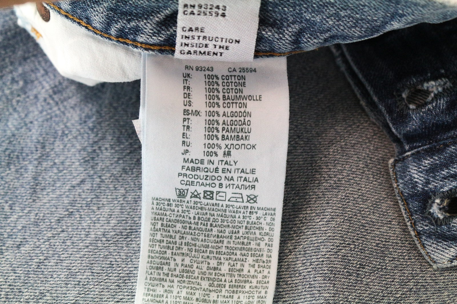 DIESEL Mharky 080AF Distressed Wash W33/L32 mėlyni medvilniniai aptempti vyriški džinsai 