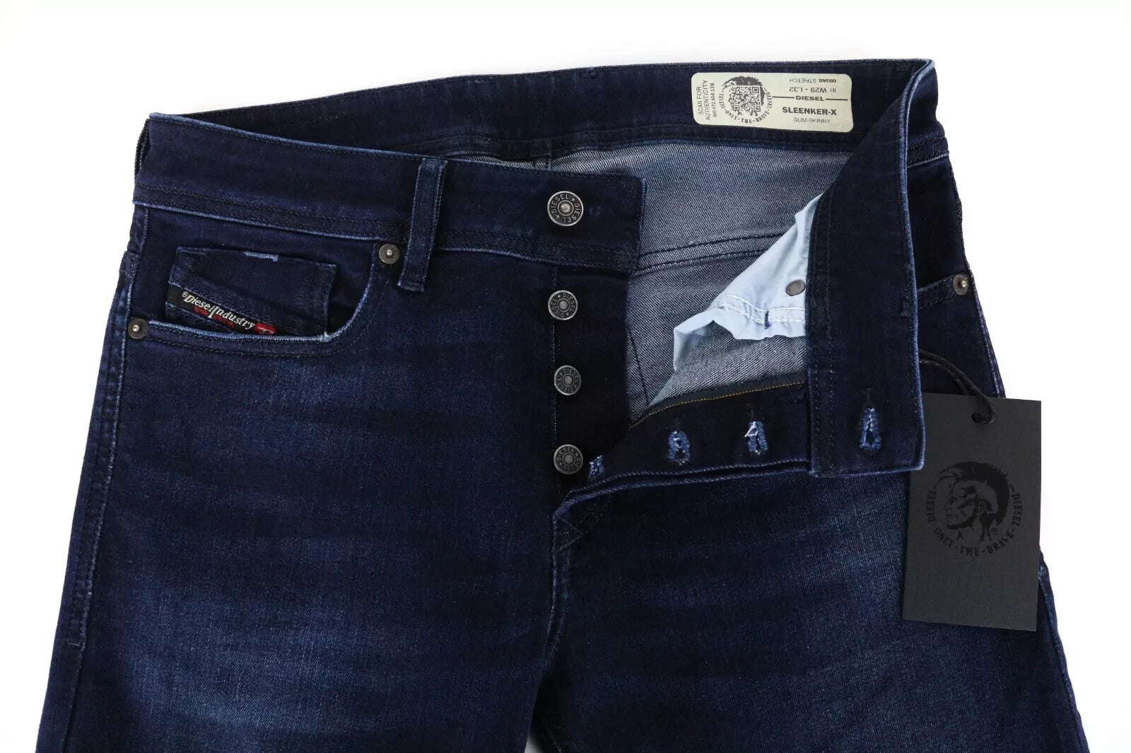 DIESEL Sleenker-X 083AG Men's Jeans W29/L32 Slim Skinny Cotton Stretch Blue