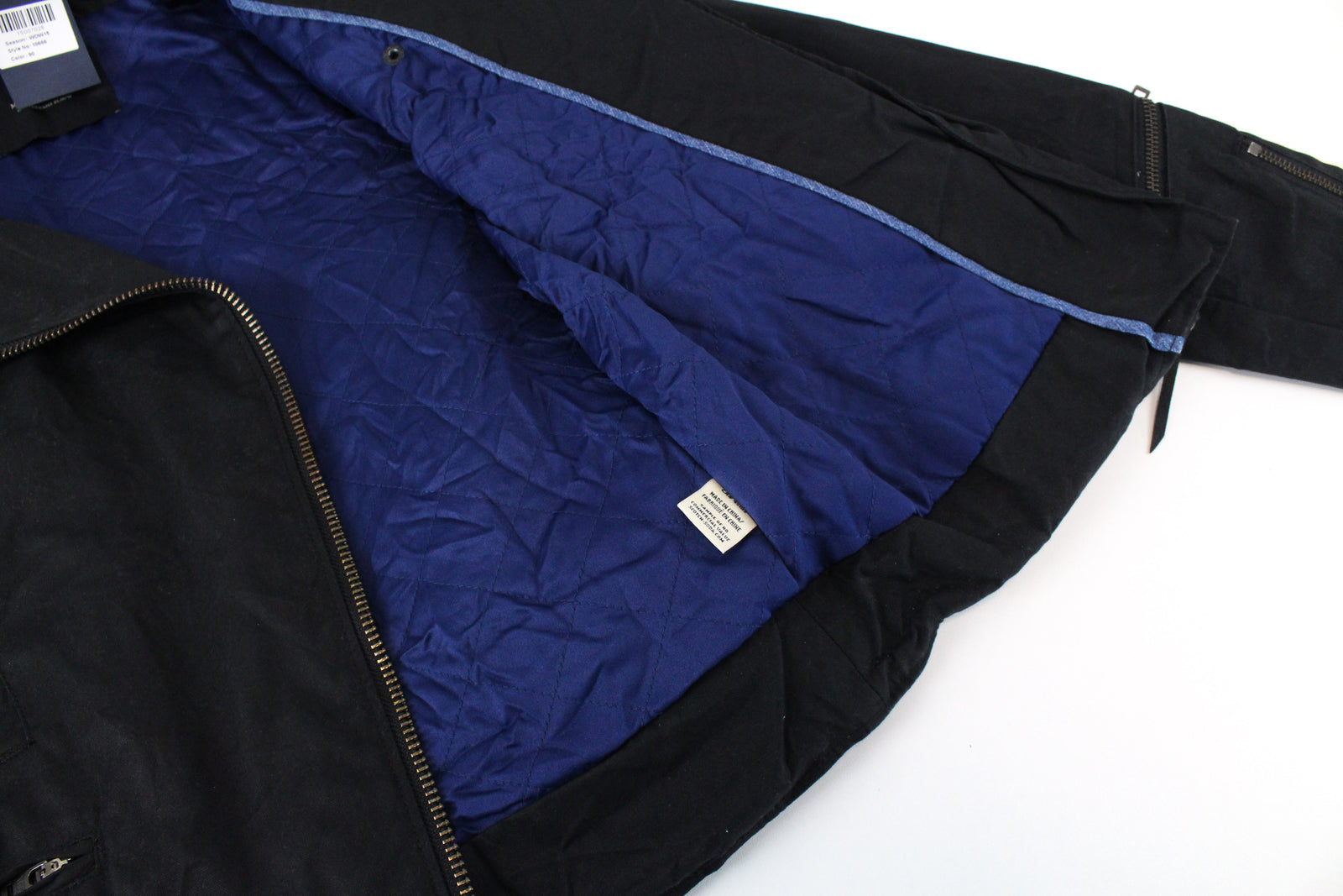 MAISON SCOTCH moteriškas švarkas M/L juodas trumpintas smeigtukų švarkas su paprastu logotipu ir baikerių stiliumi