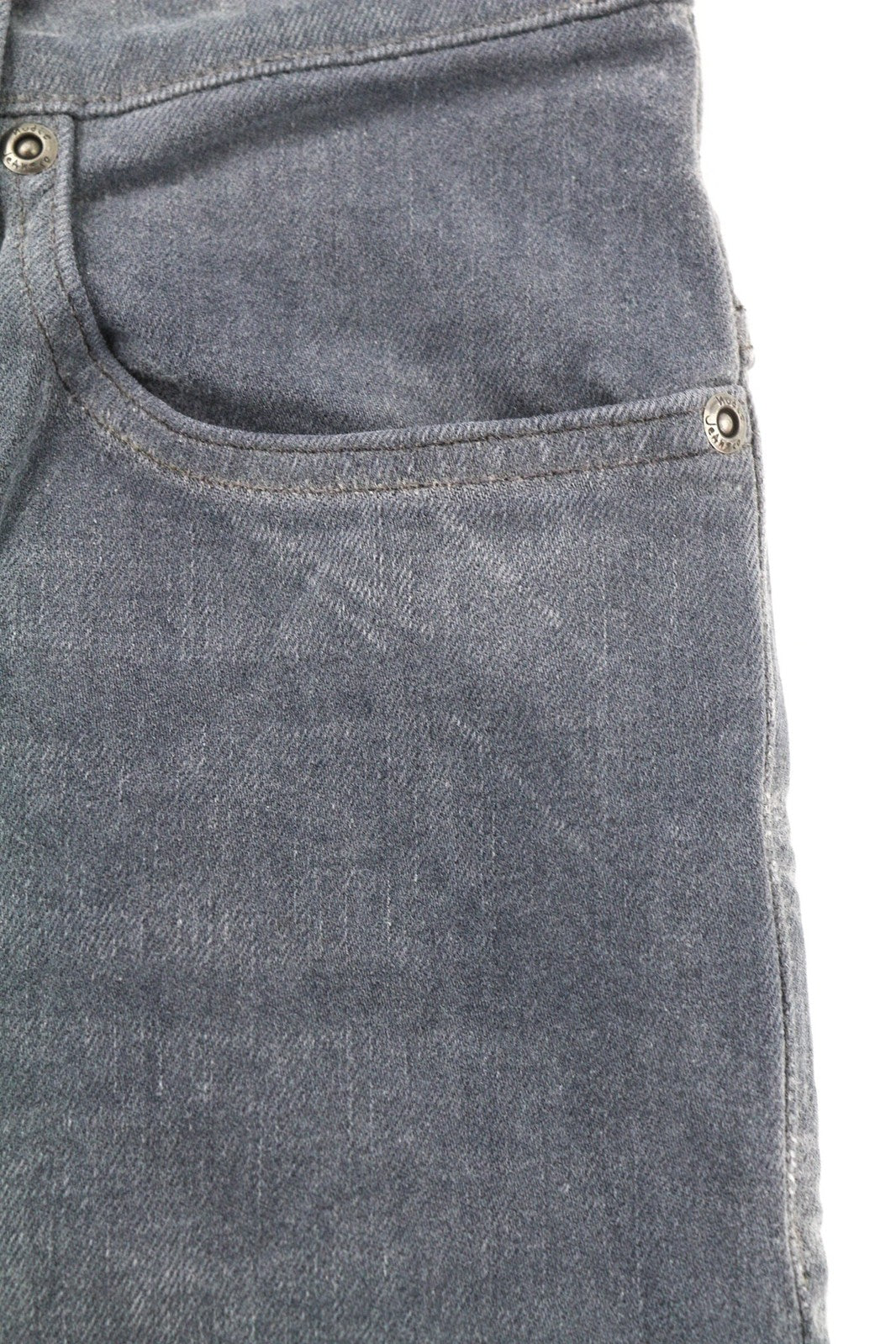 NUDIE JEANS Thin Finn Men Jeans W32/L32 Slim Wash Grey Cotton Elastane