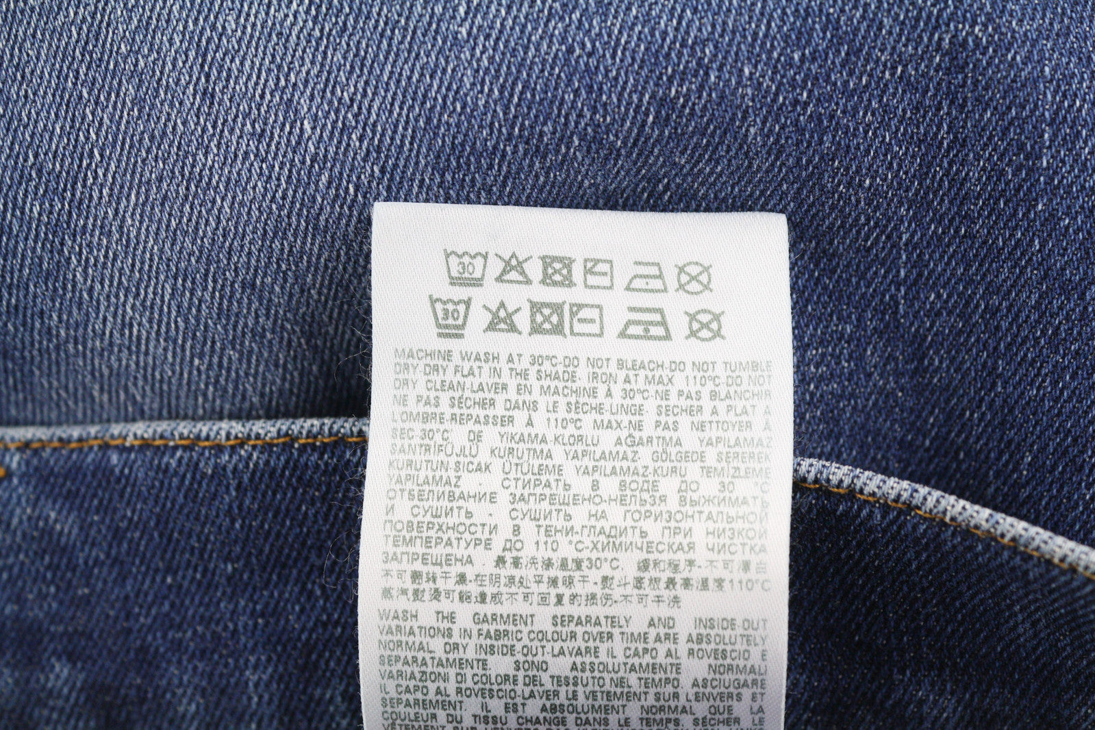 DIESEL 2005 D-Fining 09E07 vyriški džinsai W30/L30 įprasto kirpimo siaurėjančios kojų išsekimo juostos 