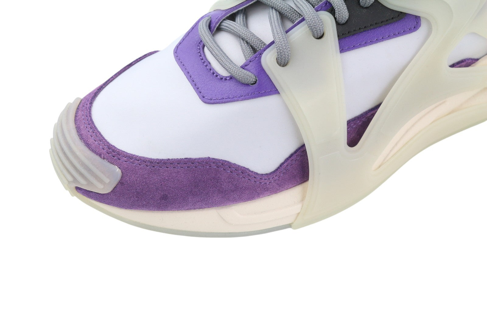 DIESEL S-Serendipity Mask vyriški sportbačiai, 42,5 dydžio, pilki, su raišteliais ir migdolų nosele, RRP 200 € 