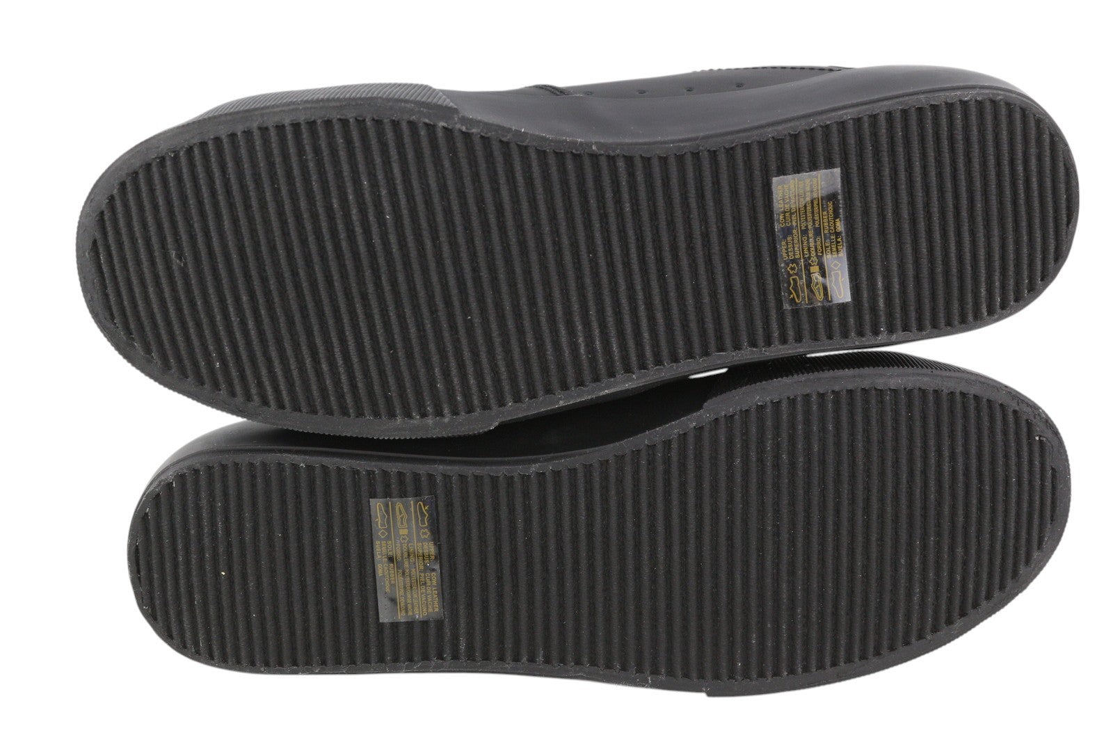 DIESEL S-Mydori LC vyriški sportbačiai, EU44, odiniai, juodi, migdolų spalvos, su priekine nosele. Rekomenduojama kaina – 200 €. 