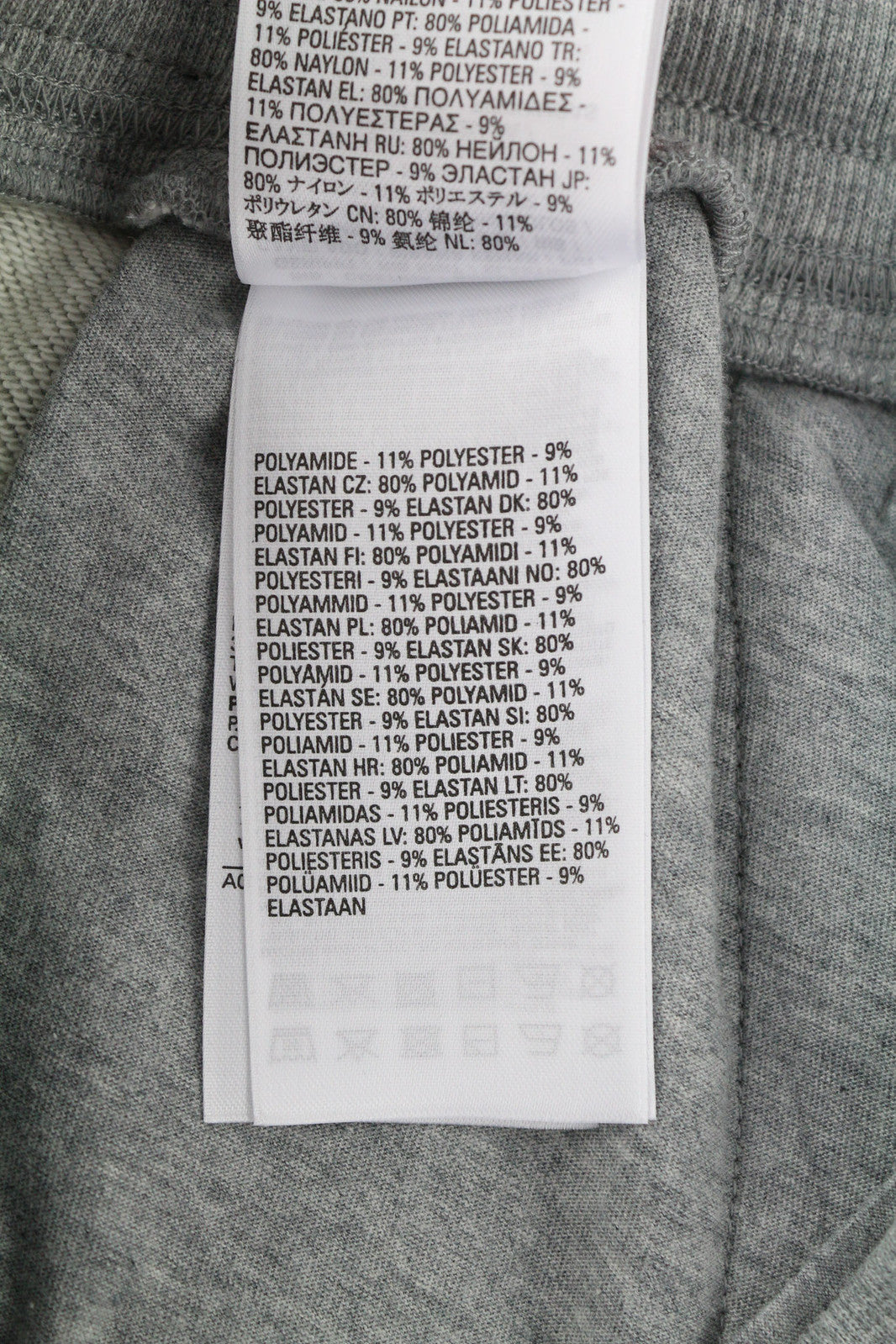 DIESEL AMSB-Bounss-HT02 vyriškos kelnės M pilkos melanžo spalvos su prakaitą praleidžiančiomis kišenėmis, rekomenduojama kaina – 125 € 