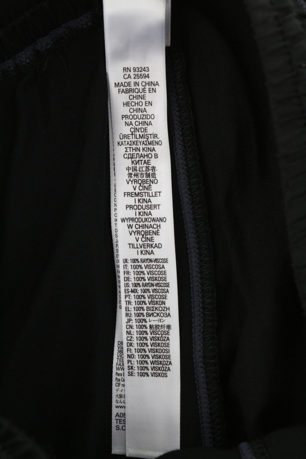 DIESEL UFLB-Tessy moteriškos kelnės 2XS juodos sportinės su elastingu juosmeniu, lieknos iškirptės, su logotipu 