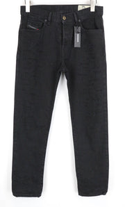 DIESEL Mharky 088AD W29/L30 aptempti plėšyti džinsai iš grynos medvilnės vyrams 