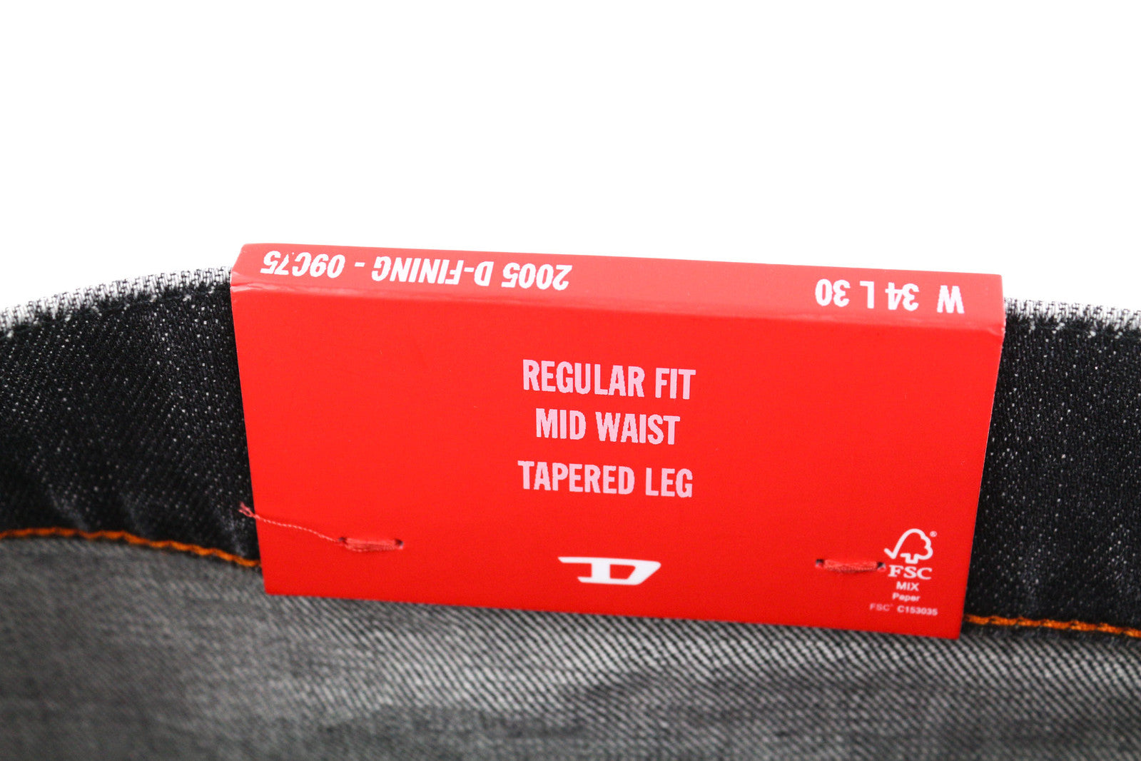 DIESEL 2005 D-Fining 09C75 vyriški džinsai W34/L30 Įprasti siaurėjantys vidutinio juosmens dydžiai RMK 275 € 