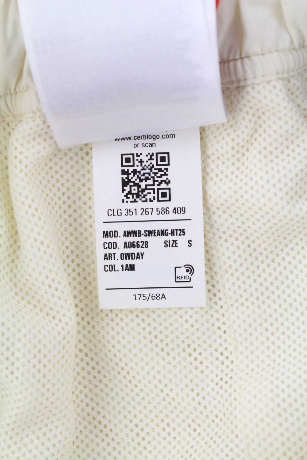 DIESEL AWWB-Sweang-HT25 moteriškos kelnės S dydžio, su elastingu juosmeniu, tinklinio audinio, smėlio spalvos, rekomenduojama kaina – 175 €