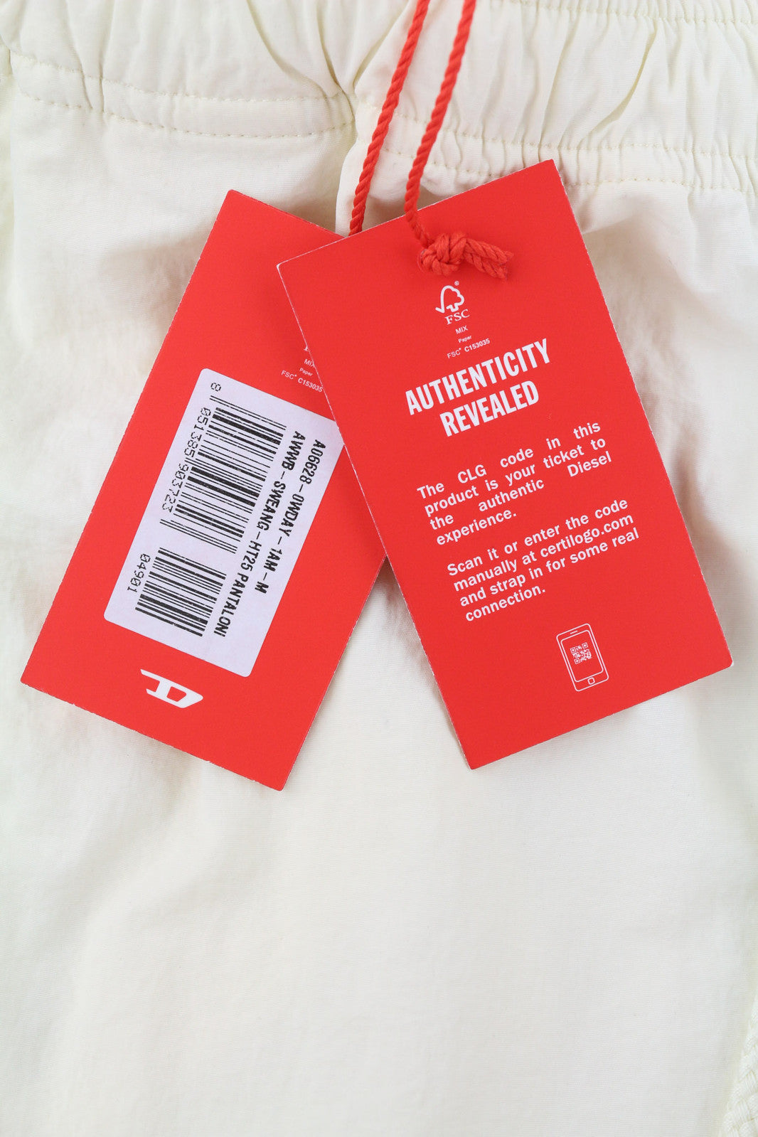 DIESEL AWWB-Sweang-HT25 moteriškos kelnės M su elastingu juosmeniu, tinklinio audinio, smėlio spalvos, RRP 175 € 