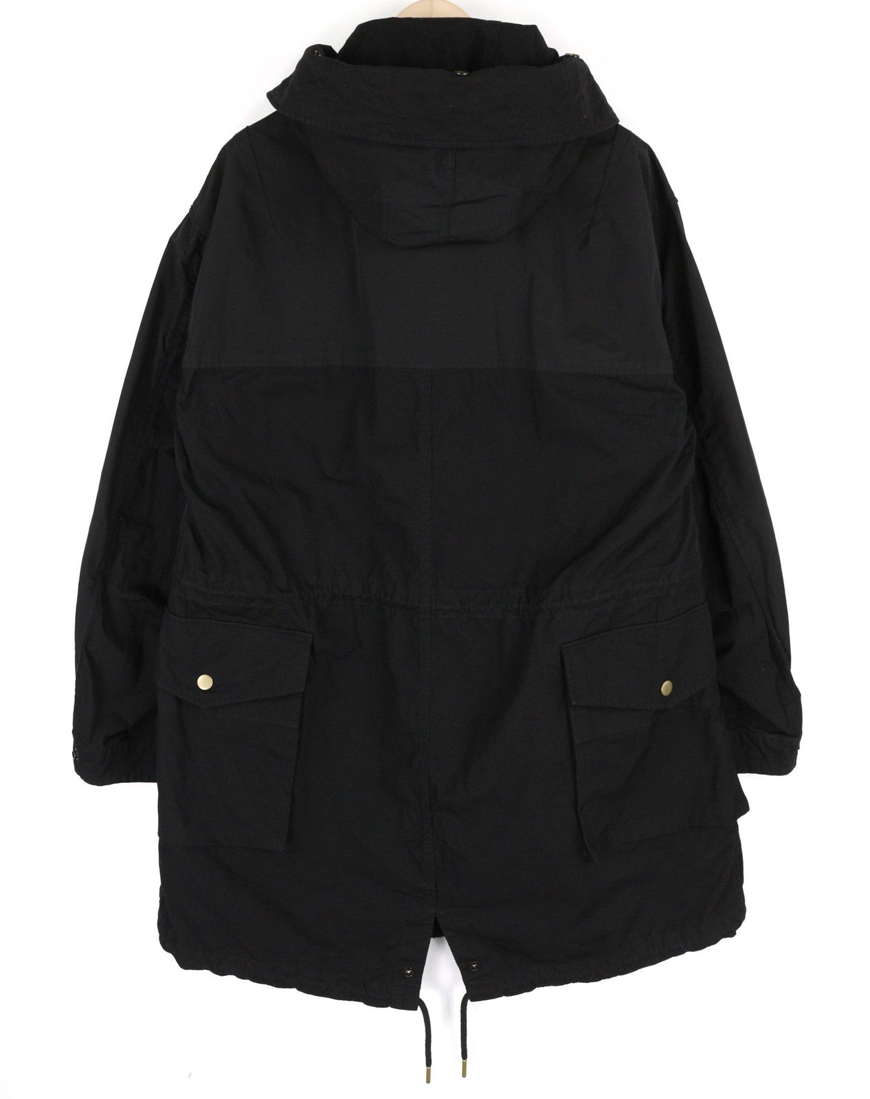 DIESEL W-Miles vyriška striukė M, juoda, parka, su gobtuvu, be pamušalo, lengva, RRP 475 € 