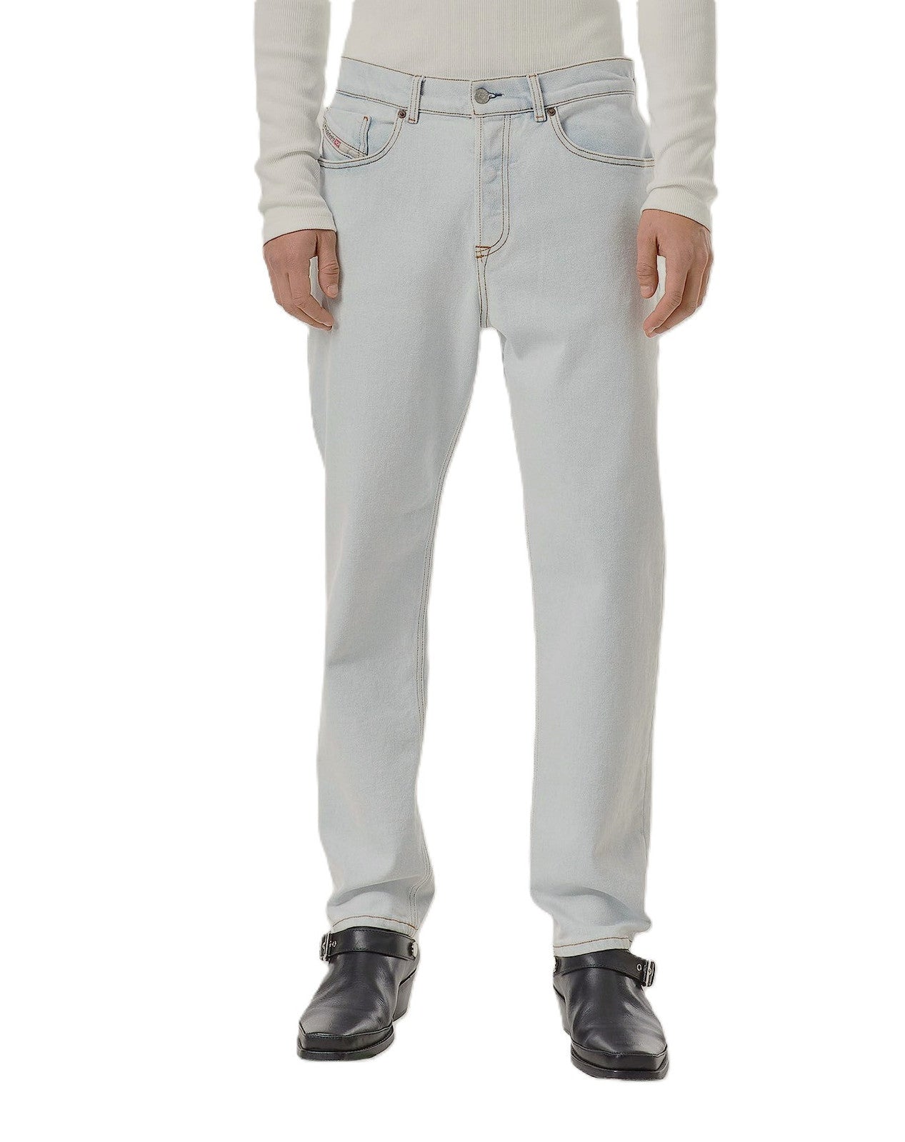 DIESEL 2005 D-Fining 09C06 vyriški džinsai W32/L32 įprasto kirpimo, siaurėjančiomis klešnėmis, vidutinio juosmens.