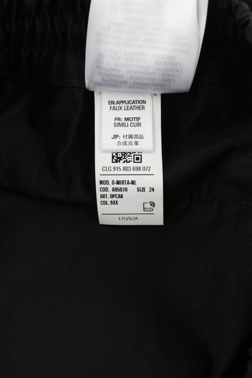 DIESEL O-Mirta-NL moteriškas sijonas, W24, juodas, su tampriu juosmeniu, kišenėmis, užtrauktuku. RMK 275 €. 