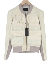 DIESEL BLACK GOLD L-Cerite moteriška striukė, 42, sendinto stiliaus ožkos odos bomber stiliaus. 