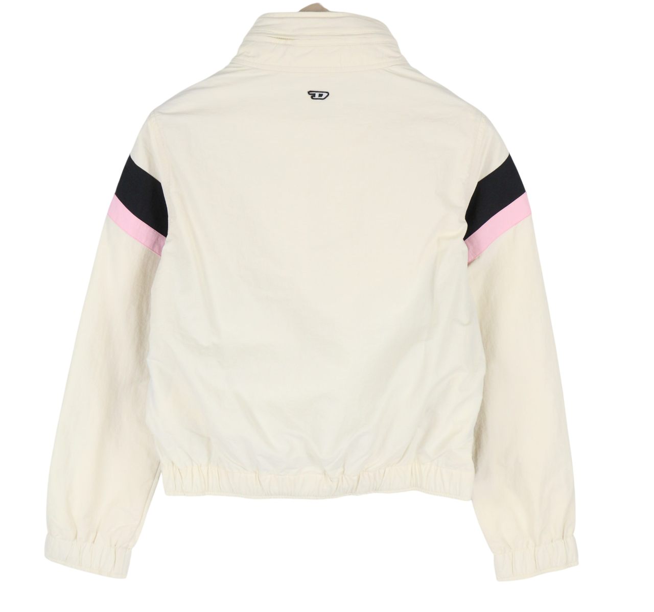 DIESEL Awwt-Swiftor-HT24 moteriška striukė S su paslėptu gobtuvu, tinklelio pamušalu ir logotipu. Rekomenduojama kaina – 195 €. 