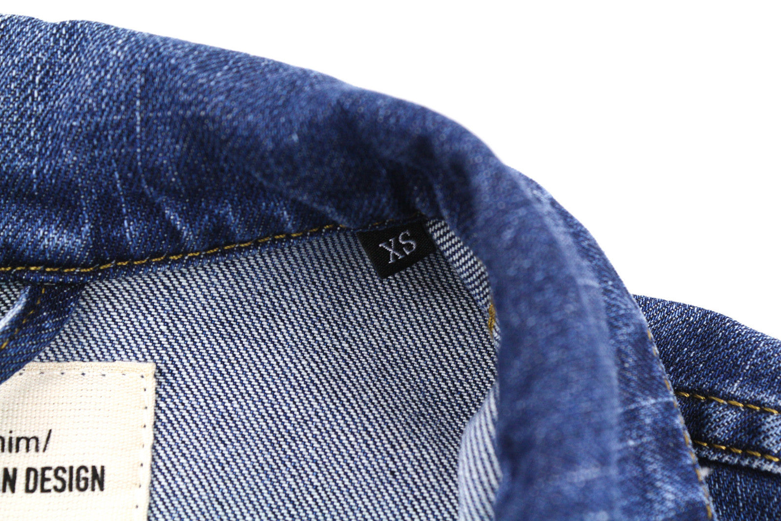 DIESEL De-Limmy moteriška striukė XS, džinso mėlyna, skalbta, su sagomis, plėšyta apykakle 