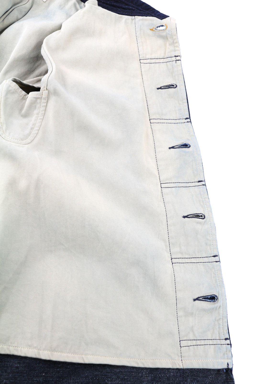 NUDIE JEANS Julius vyriška striukė XS, organinio pagrindo, mėlyna, su sagomis, kišenėmis, pamušalu ir logotipu 