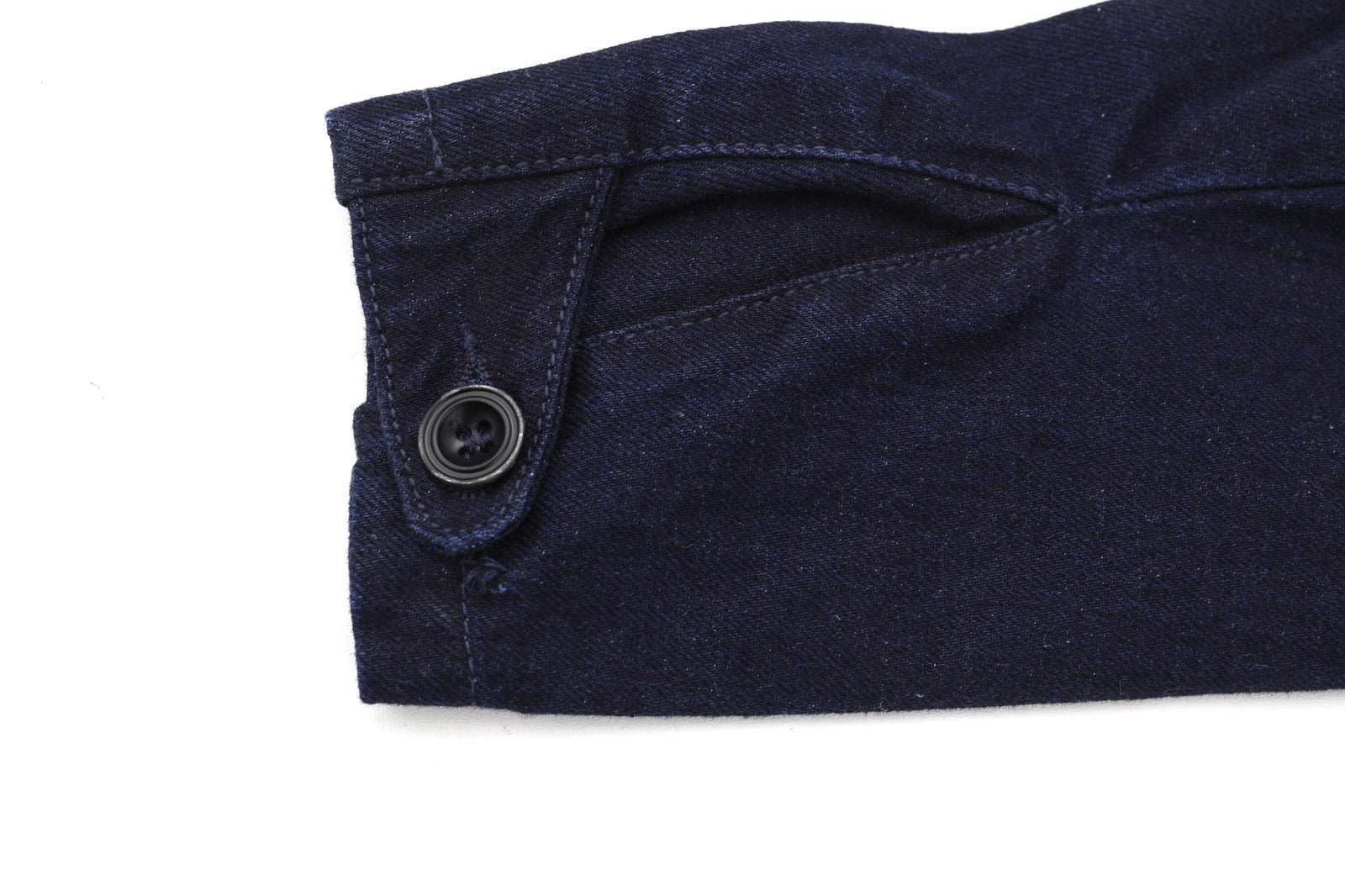 NUDIE JEANS Julius vyriška striukė XS, organinio pagrindo, mėlyna, su sagomis, kišenėmis, pamušalu ir logotipu 