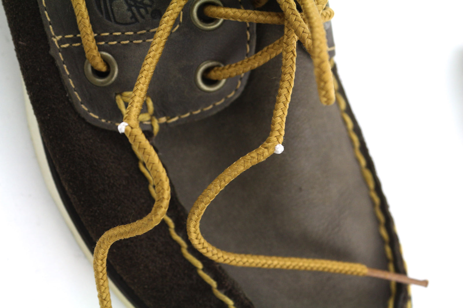 TIMBERLAND 26608 moteriški batai EU36 UK3.5 tamsiai rudi odiniai žemakulniai batai su raišteliais 