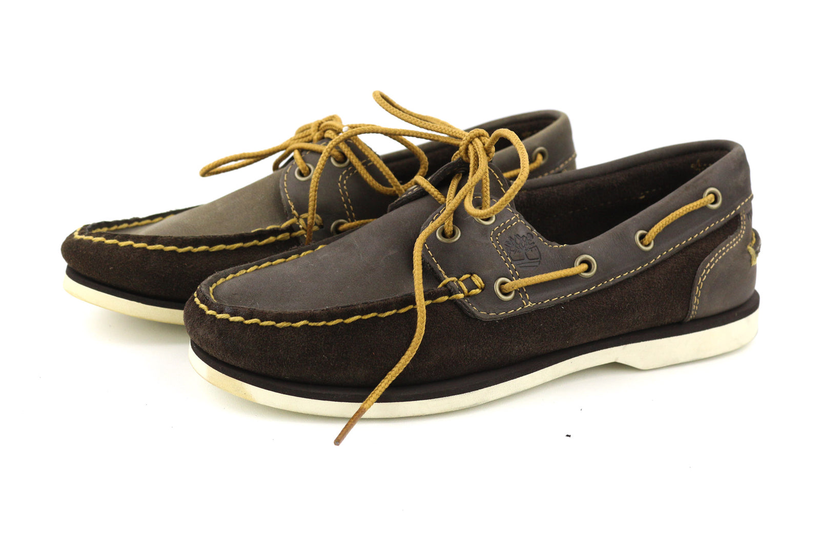 TIMBERLAND 26608 moteriški batai EU36 UK3.5 tamsiai rudi odiniai žemakulniai batai su raišteliais 