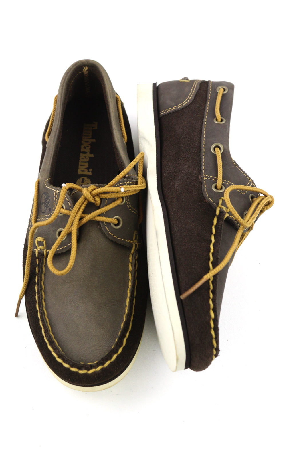 TIMBERLAND 26608 moteriški batai EU36 UK3.5 tamsiai rudi odiniai žemakulniai batai su raišteliais 