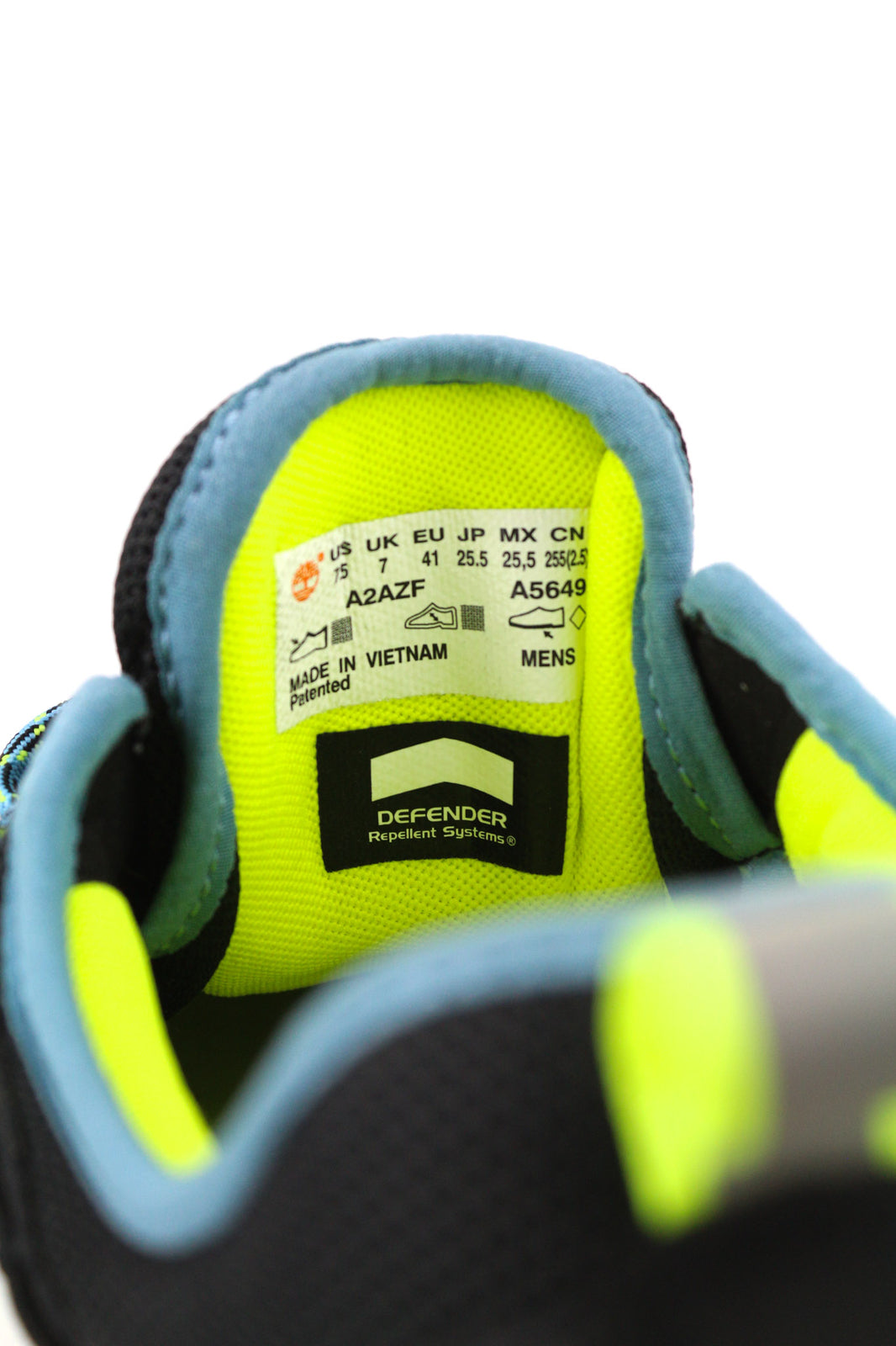 TIMBERLAND A2AZF vyriški sportbačiai EU41 UK7 Defender Repellent Systems Green Stride 