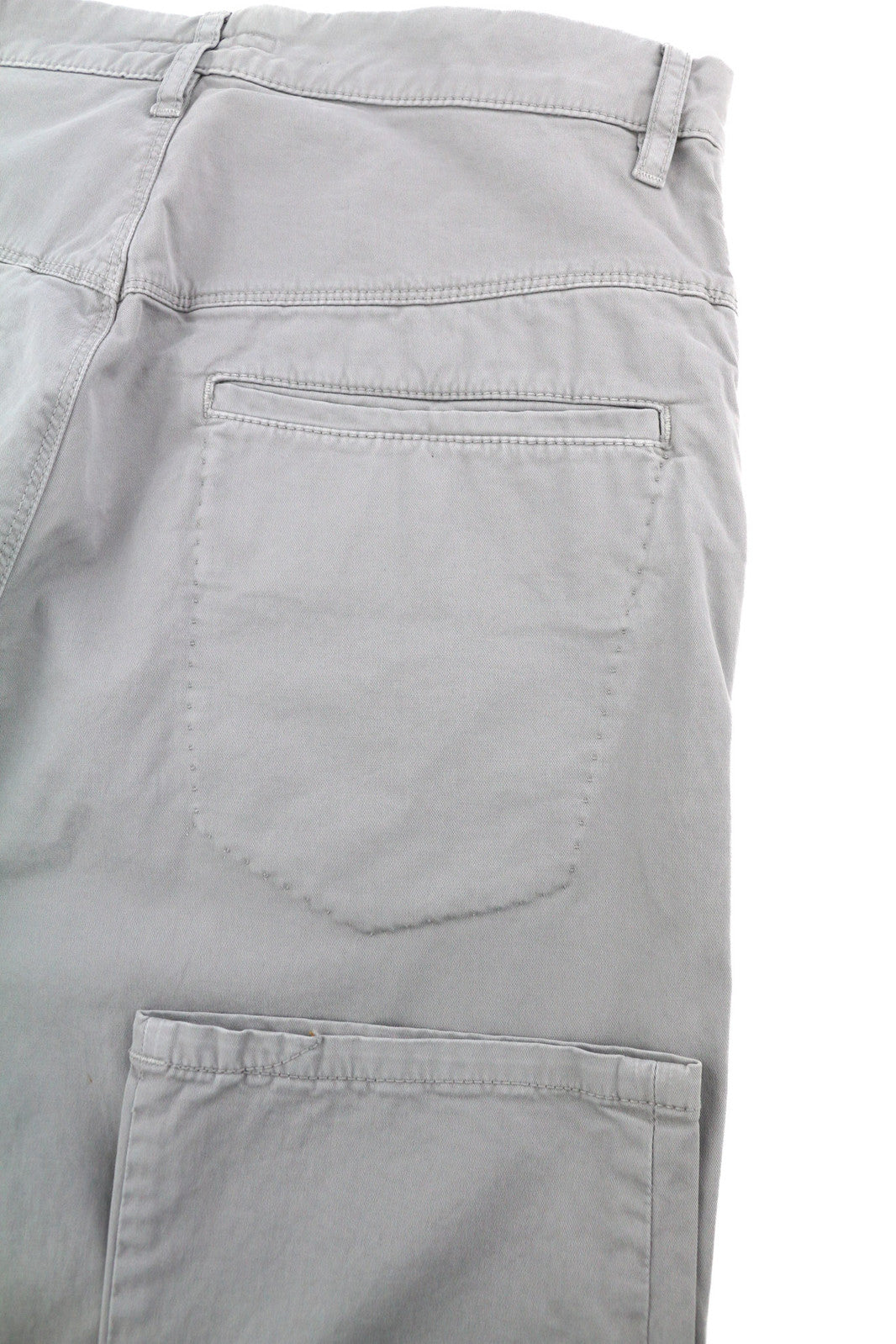 NUDIE JEANS chaki spalvos plonos vyriškos kelnės W31/L32 Paloma Dust ekologiškas chino užtrauktukas 