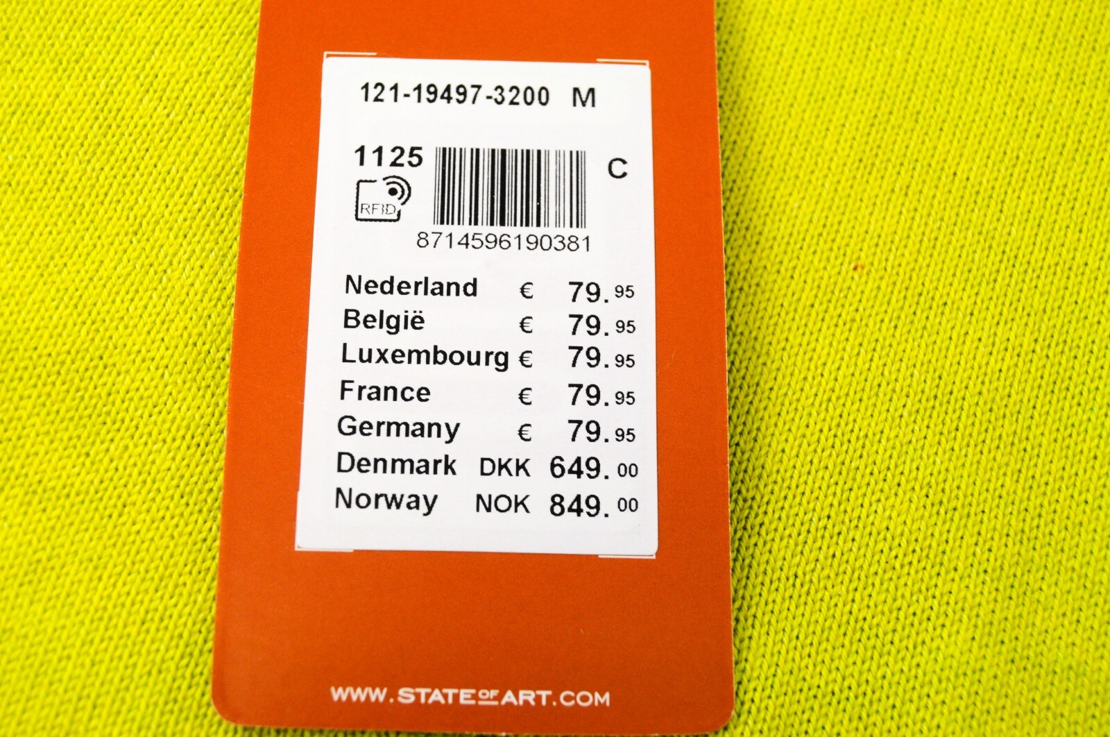 „STATE OF ART“ vyriškas džemperis M, žalios spalvos, ilgomis rankovėmis, medvilninis megztinis 