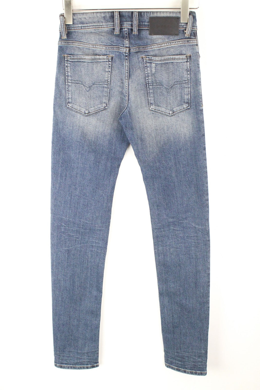 DIESEL Sleenker 069FI vyriški ploni džinsai W28 L32 tamprios medvilnės mėlynos spalvos 