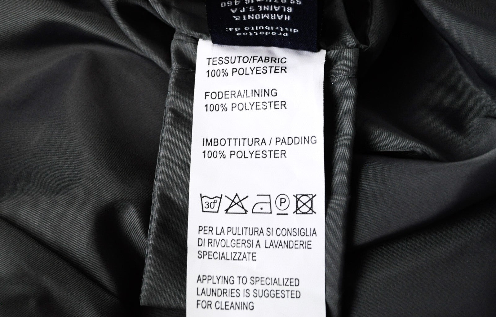 HARMONT &amp; BLAINE vyriška striukė L, juoda, pamušalu, paminkštinta apykakle 