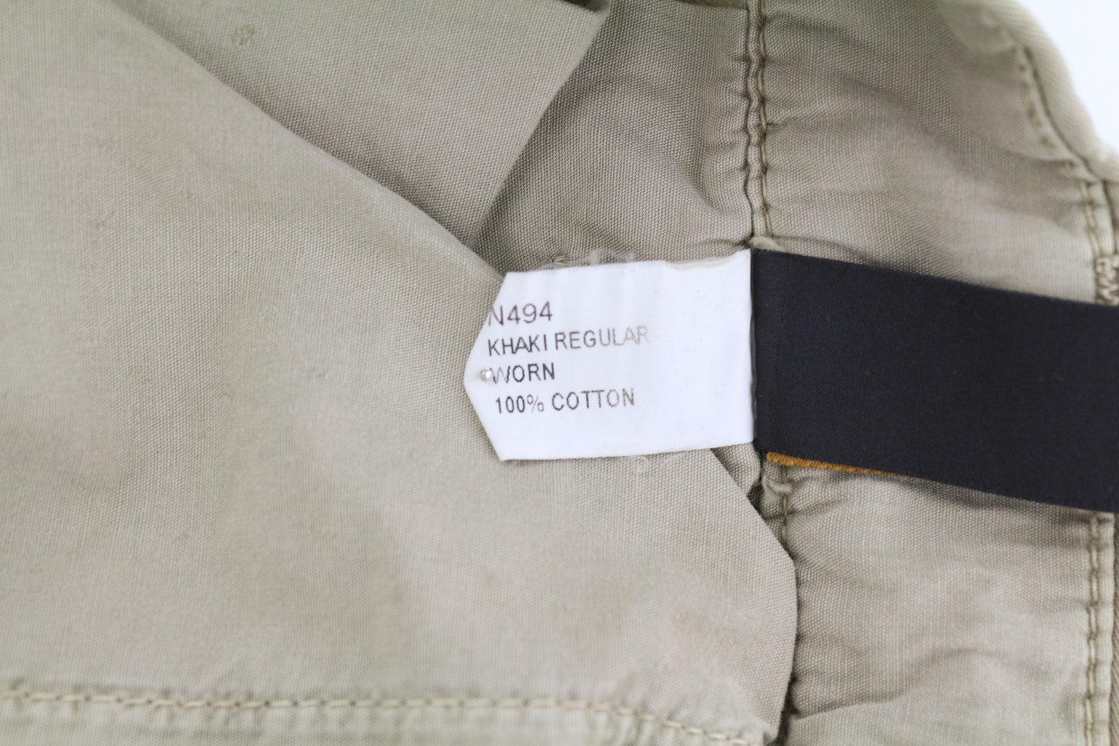 NUDIE JEANS chaki spalvos įprastos vyriškos kelnės W29/L30 smėlio spalvos chino spalvos su sagomis užsegime 