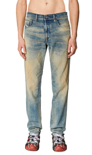 DIESEL 2023 D-Finitive 09H78 vyriški džinsai W34/L30 įprasti, siaurėjantys, mėlyni, rekomenduojama mažmeninė kaina – 295 € 