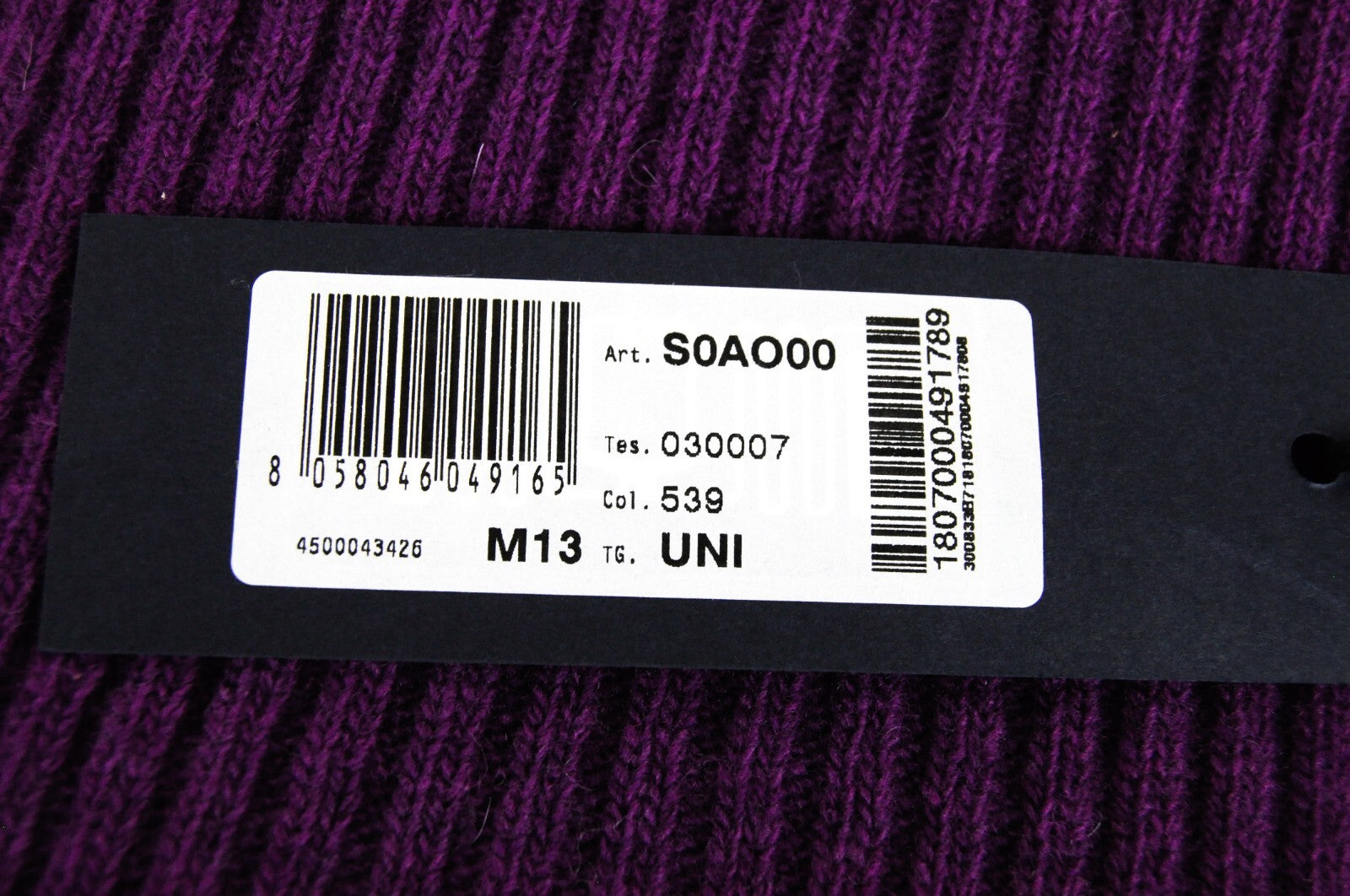 HARMONT &amp; BLAINE vyriškas megztas vilnonis šalikas OS violetinis, unisex, žieminis 